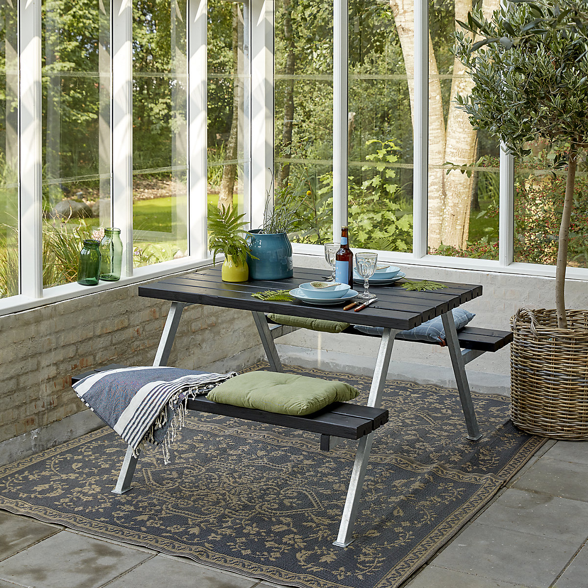 Conjunto de bancos e mesa (Imagem do produto 3)-2