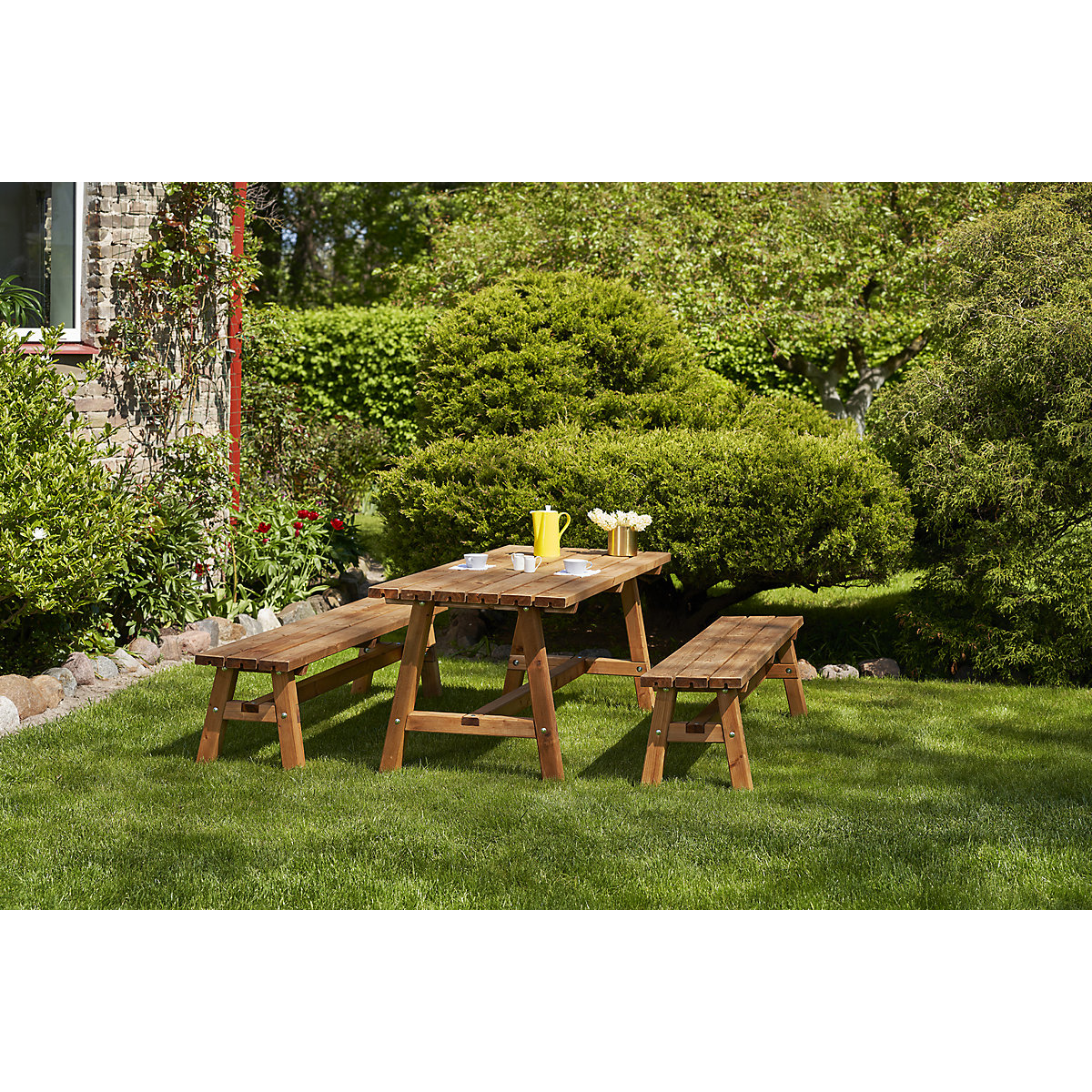 Conjunto de mesa e 2 bancos (Imagem do produto 2)-1