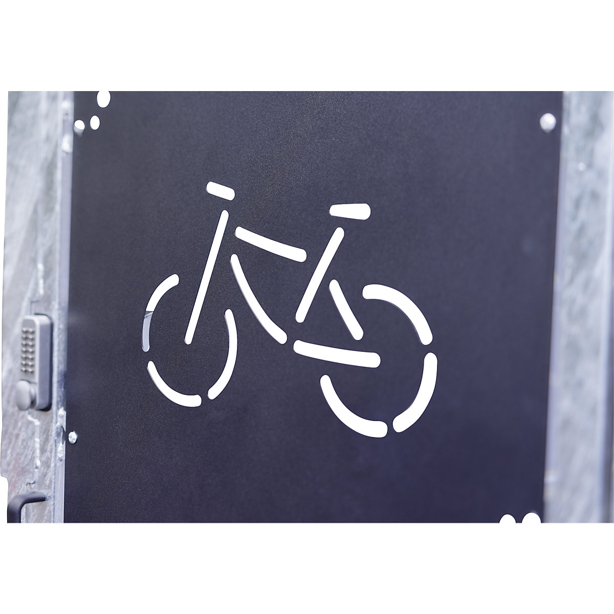 Abrigo para bicicletas fechável à chave – Mottez (Imagem do produto 9)-8