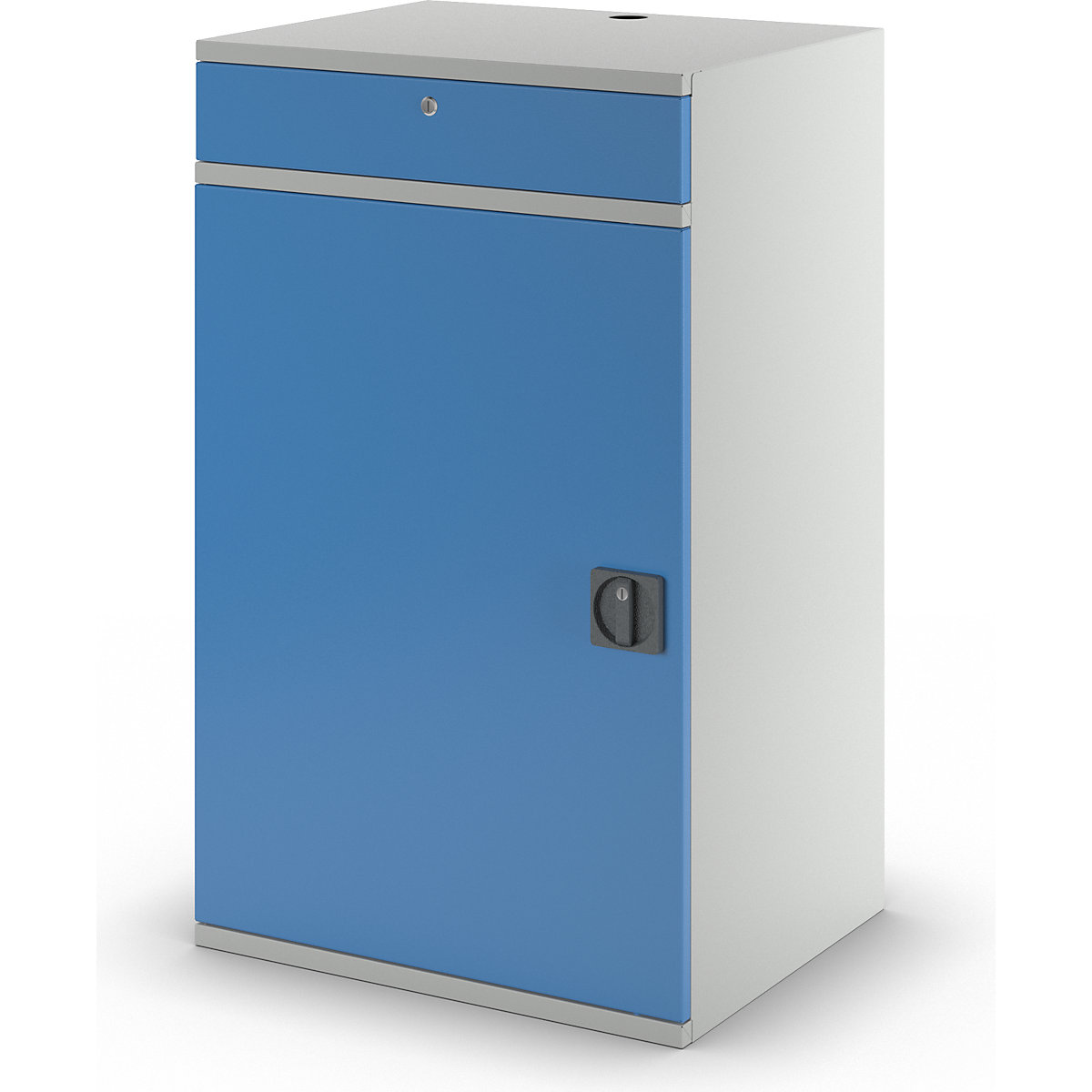 Estação de trabalho para computadores, chapa de aço – eurokraft pro (Imagem do produto 4)-3