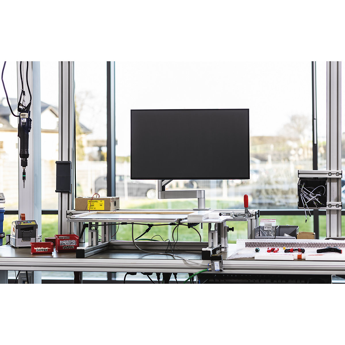 Suporte com braço para 1 monitor – DURABLE (Imagem do produto 7)-6