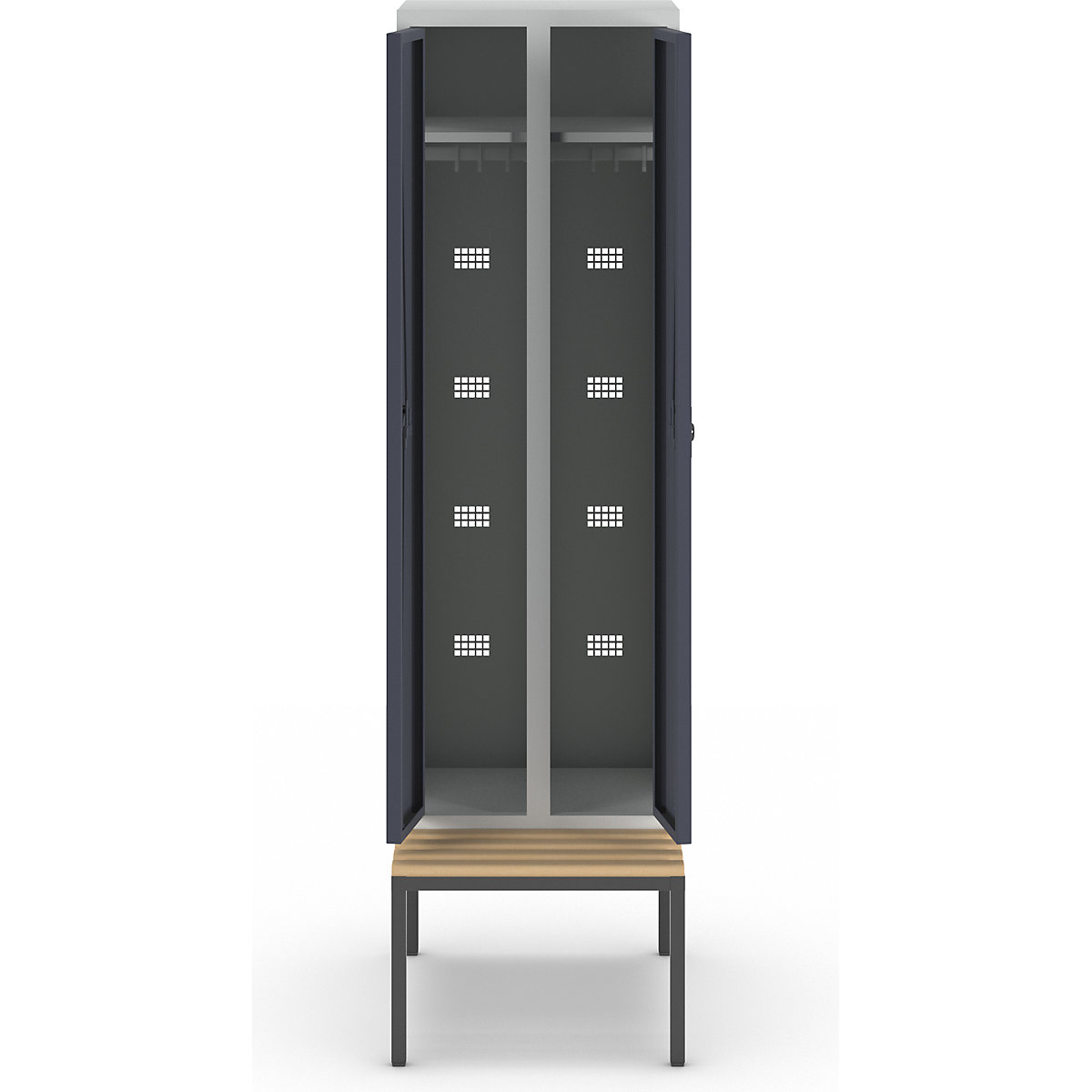 Taquilla Bremen con banco – eurokraft pro (Imagen del producto 5)-4