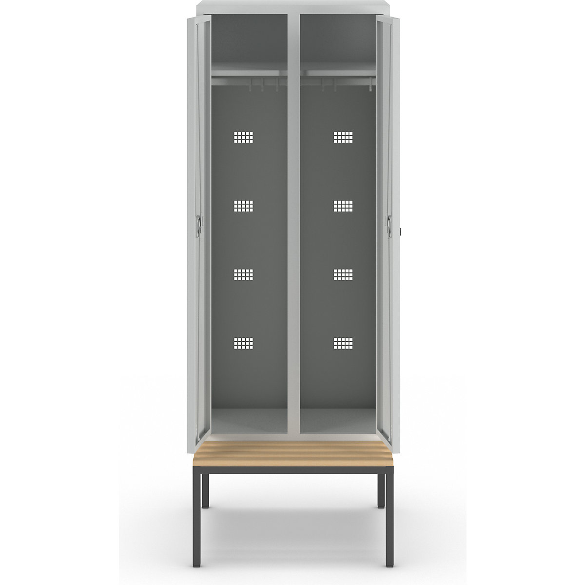 Taquilla Bremen con banco – eurokraft pro (Imagen del producto 4)-3