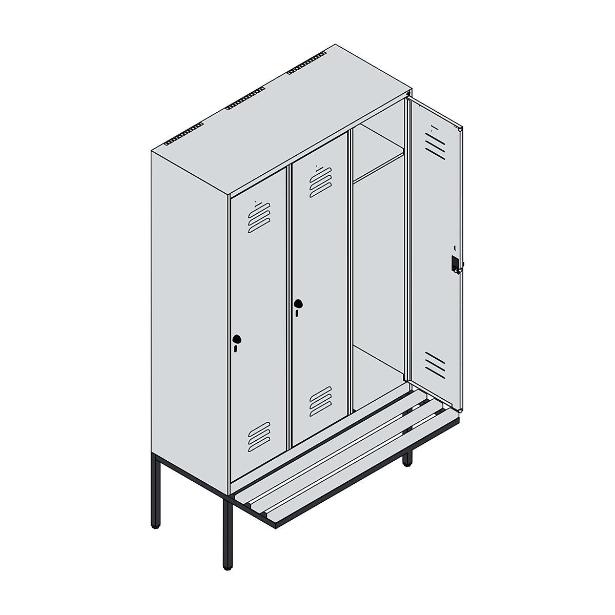 Taquilla Classic PLUS con banco – C+P (Imagen del producto 3)-2