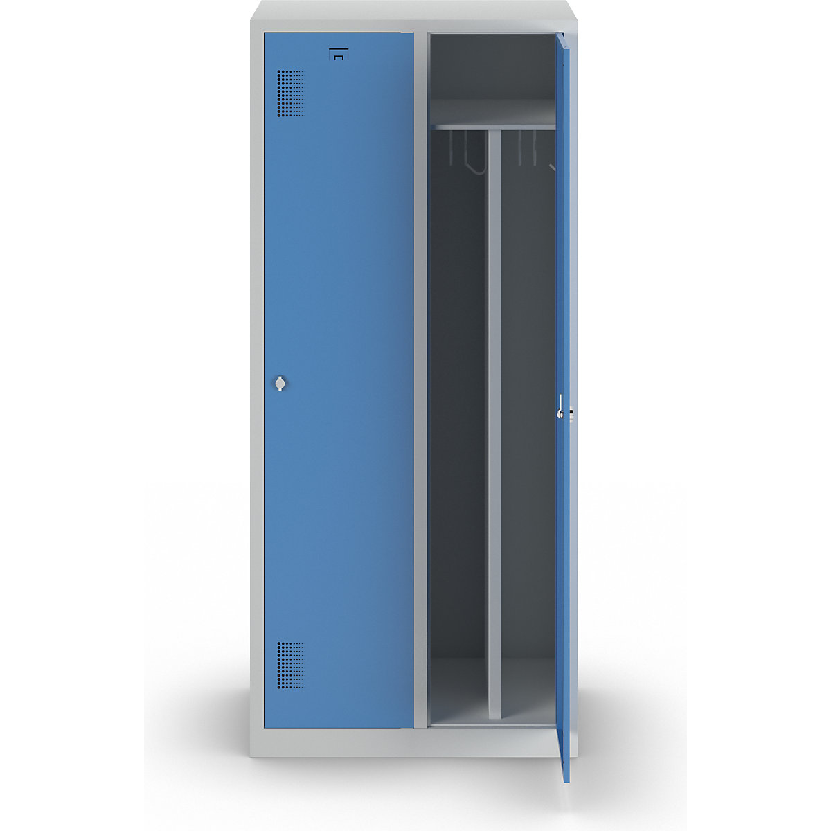 Taquilla con separación de ropa limpia/sucia Amsterdam – eurokraft basic (Imagen del producto 7)-6