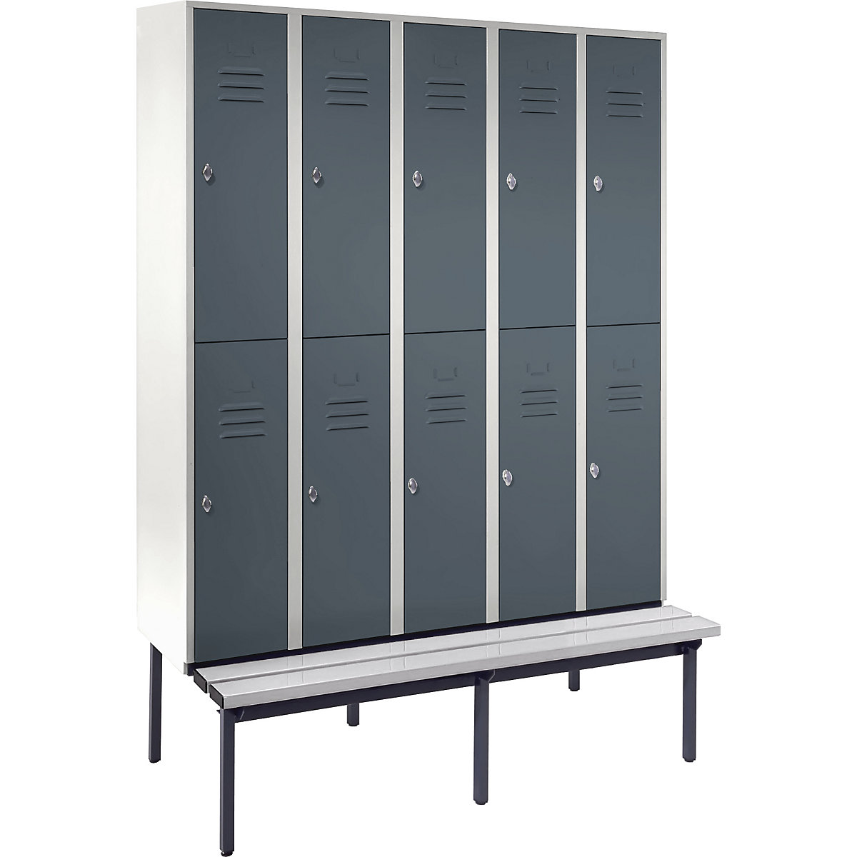 Taquilla de dos pisos Berlin 2 con banco – Wolf