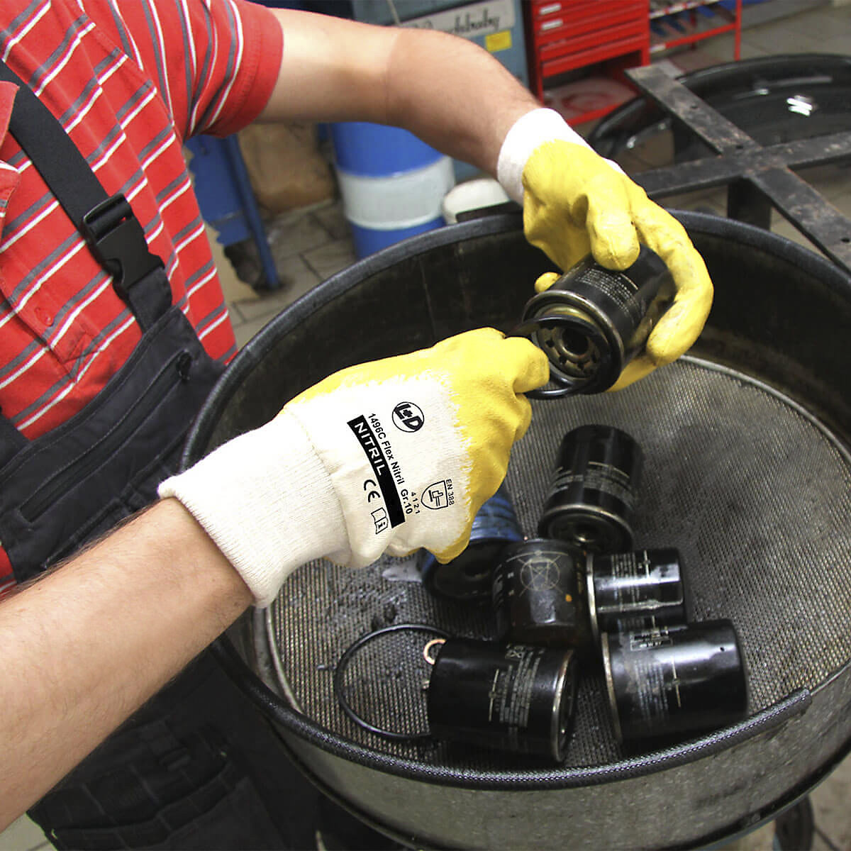 Guantes de trabajo FLEX-NITRIL – Leipold+Döhle (Imagen del producto 2)-1