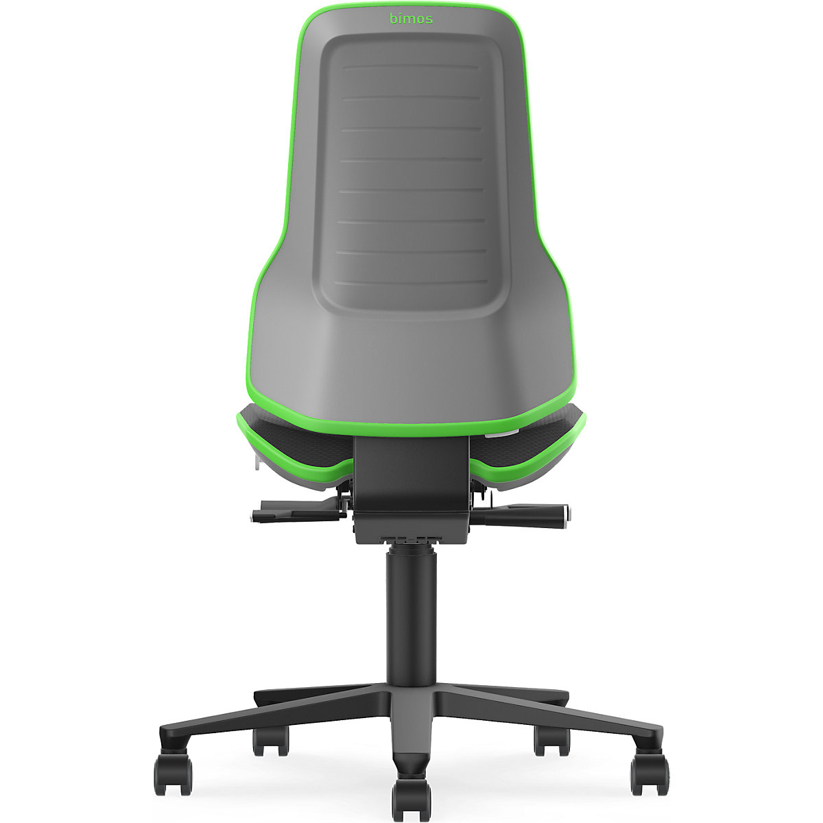 Silla giratoria de trabajo NEON, con ruedas – bimos (Imagen del producto 11)-10