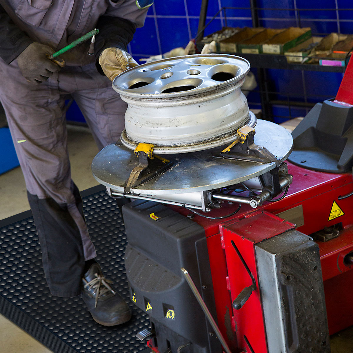 Estera para puesto de trabajo Skystep, goma de nitrilo – NOTRAX (Imagen del producto 2)-1