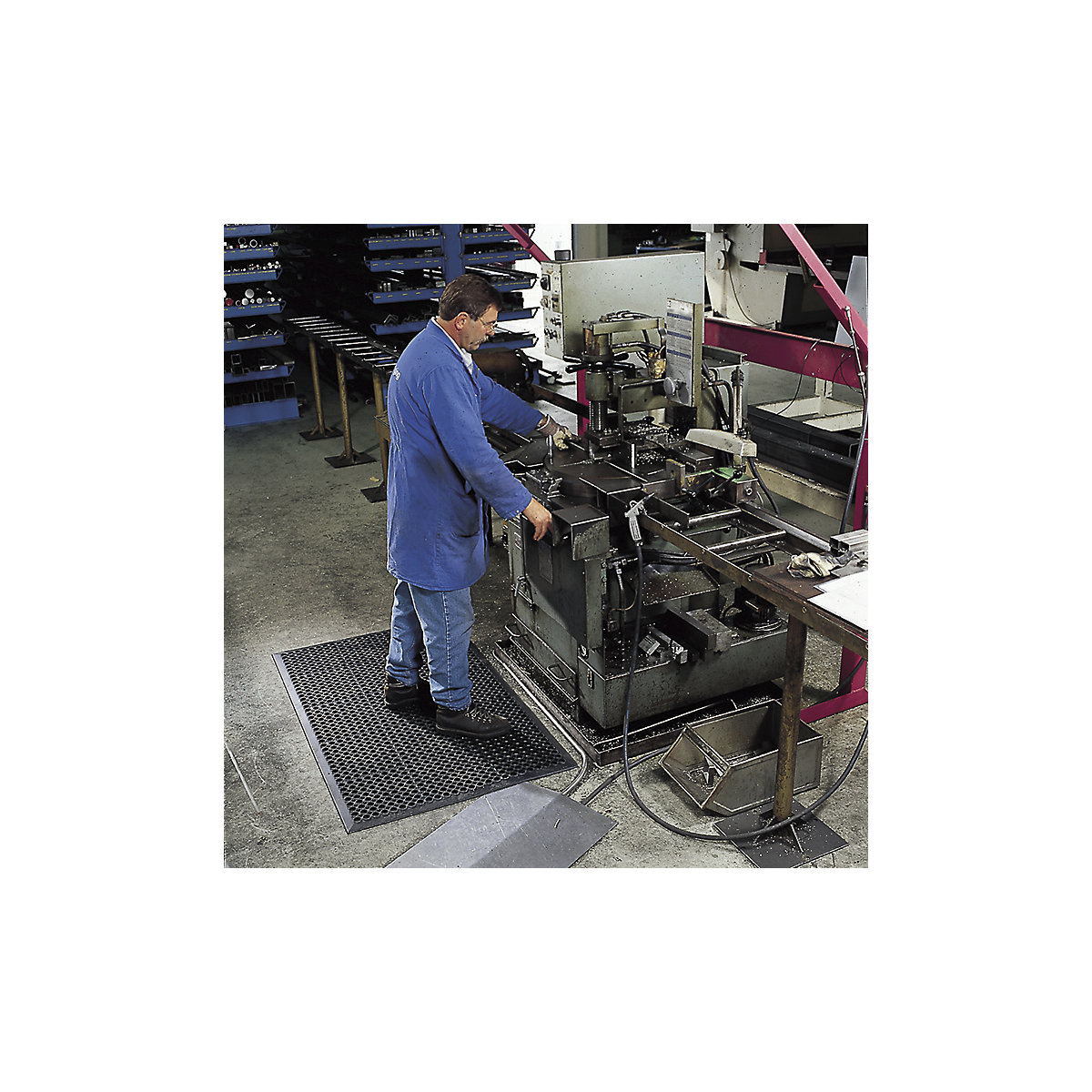 Estera perforada para puesto de trabajo Sanitop – NOTRAX (Imagen del producto 2)-1