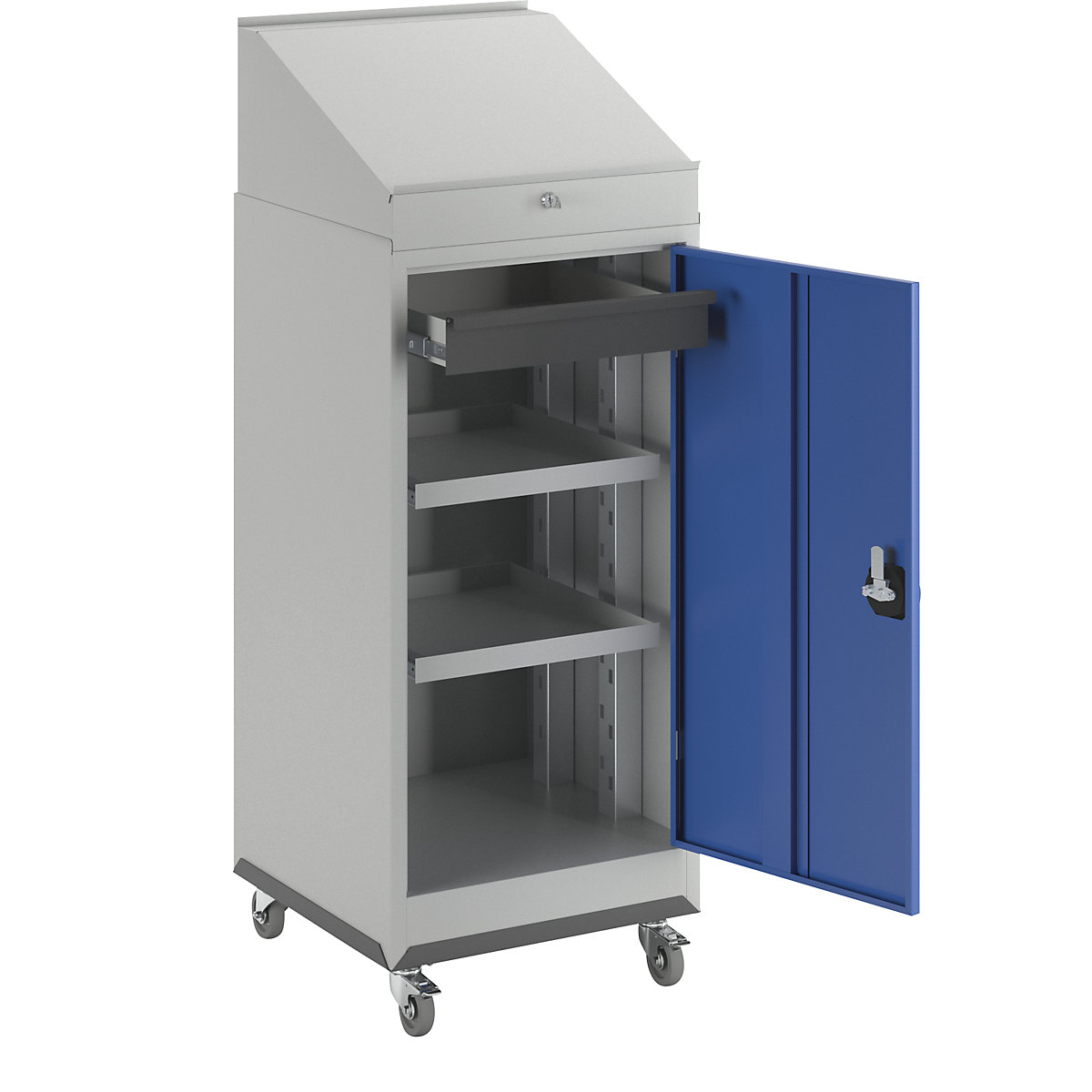 Pupitre rodante alto &ndash; eurokraft pro