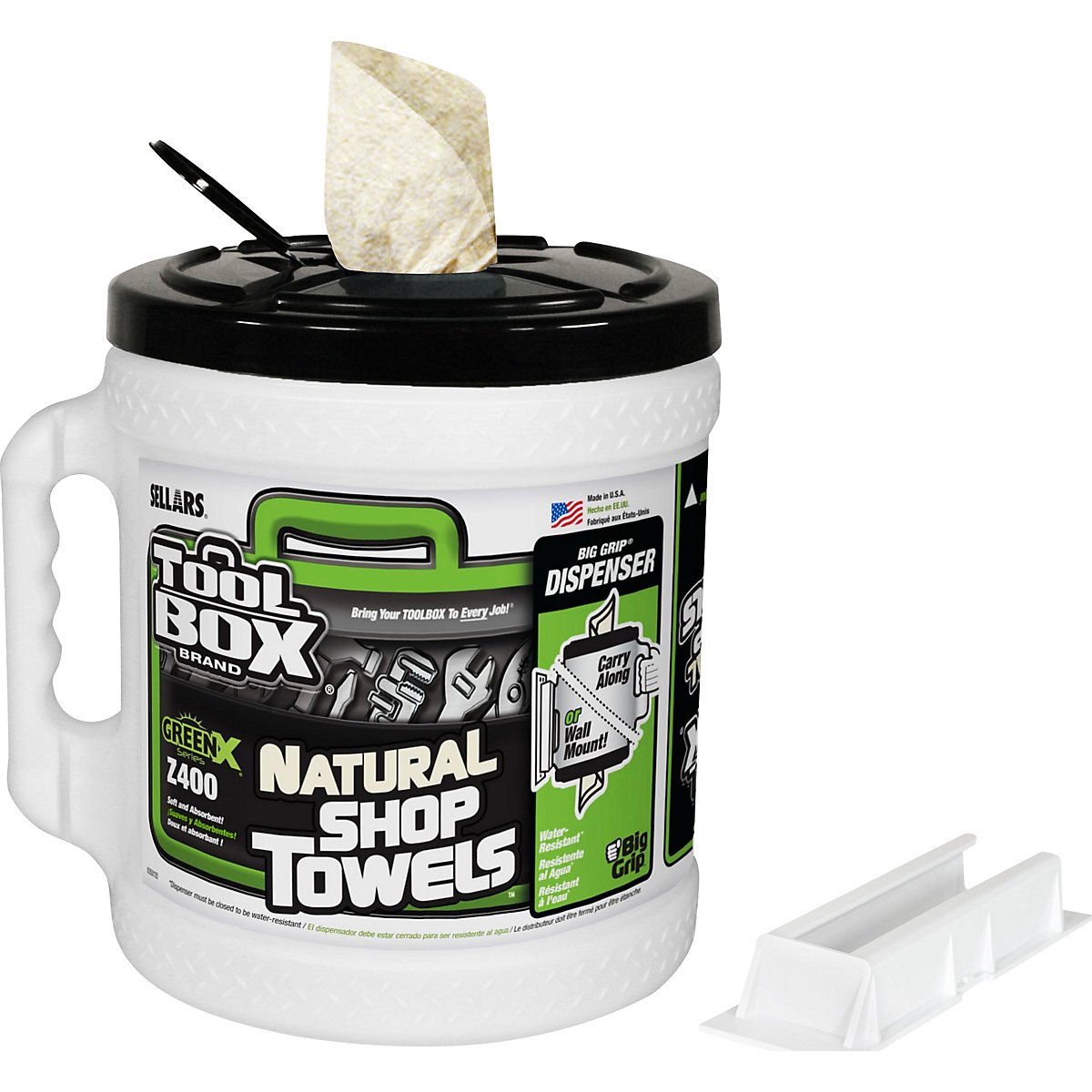 BigGrip® wiping cloth dispenser