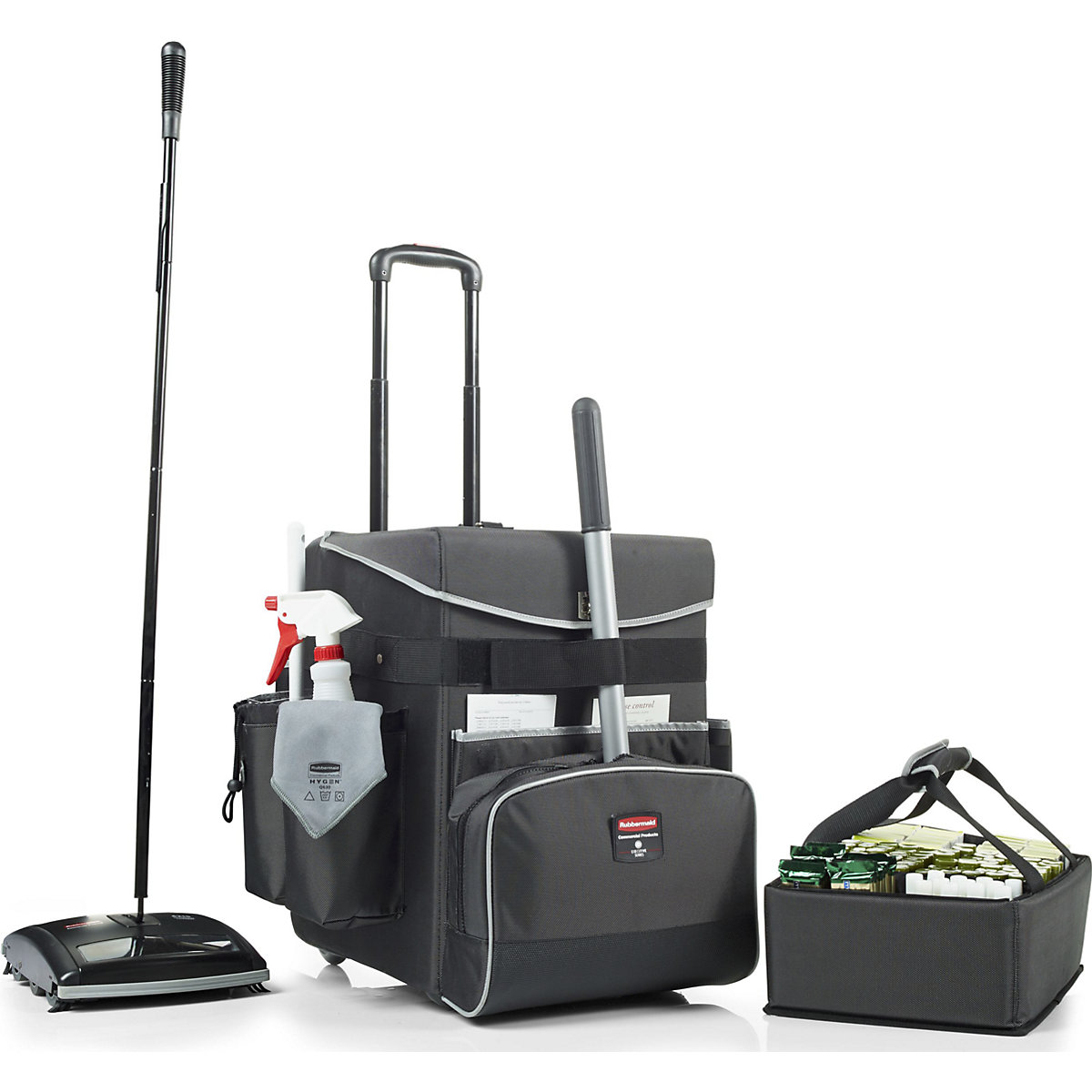 QUICK CART service trolley, mobile – Rubbermaid (Product illustration 14)-13