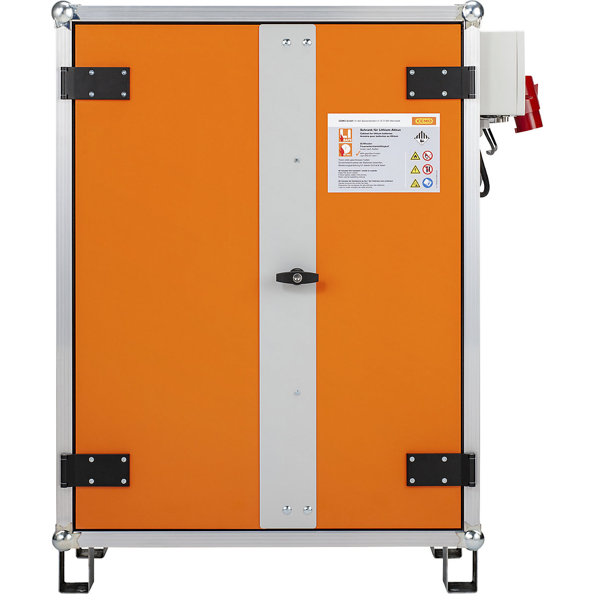 PREMIUM PLUS safety battery charging cabinet – CEMO (Product illustration 3)-2