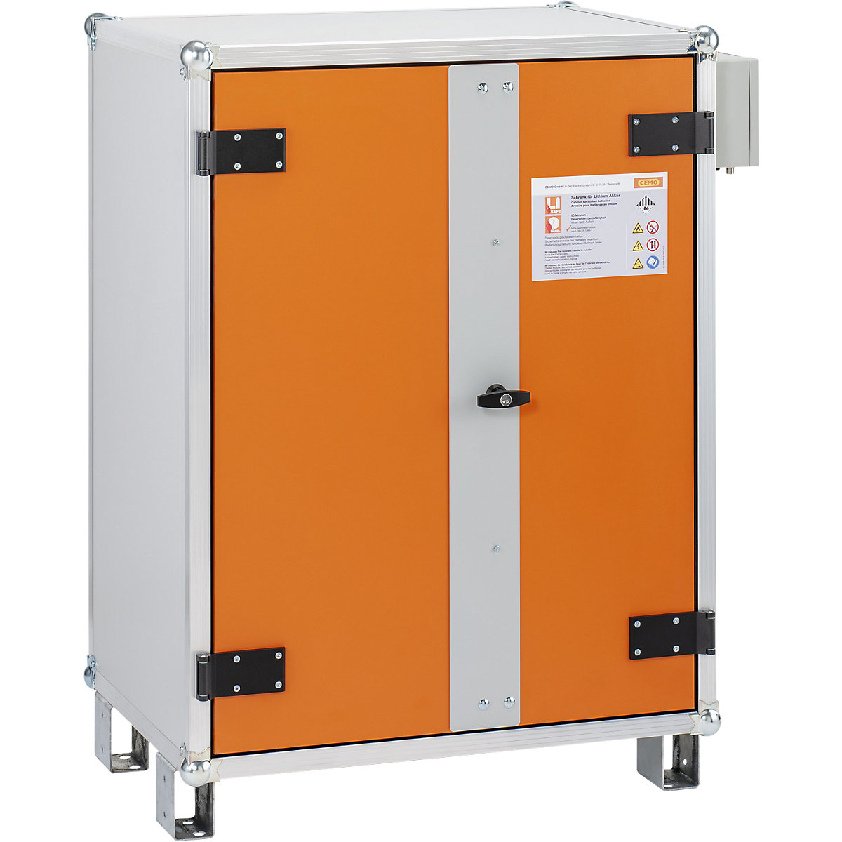 PREMIUM PLUS safety battery charging cabinet – CEMO (Product illustration 2)-1