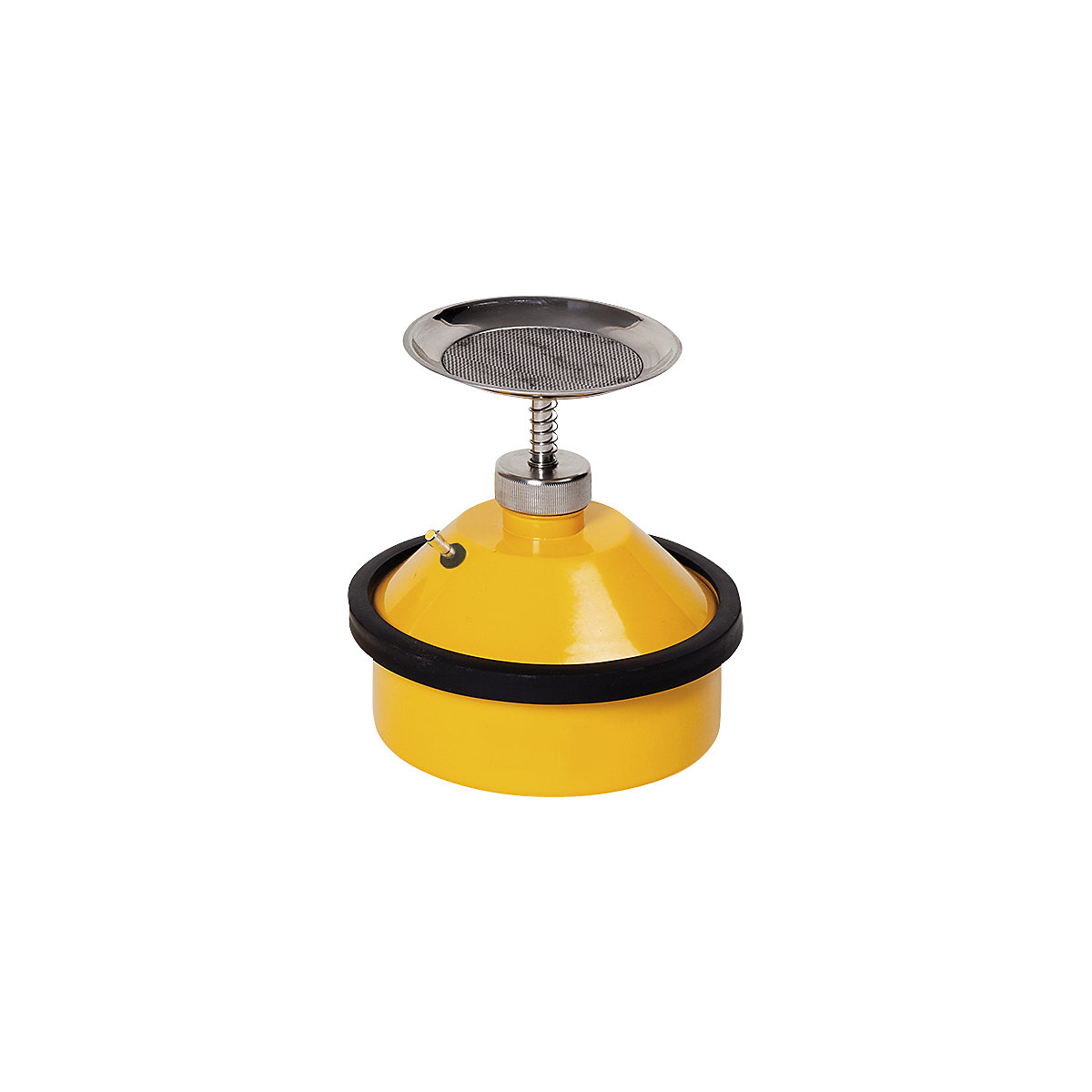 Plunger can with earth connection