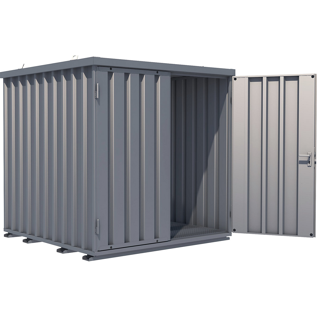 Gas cylinder container