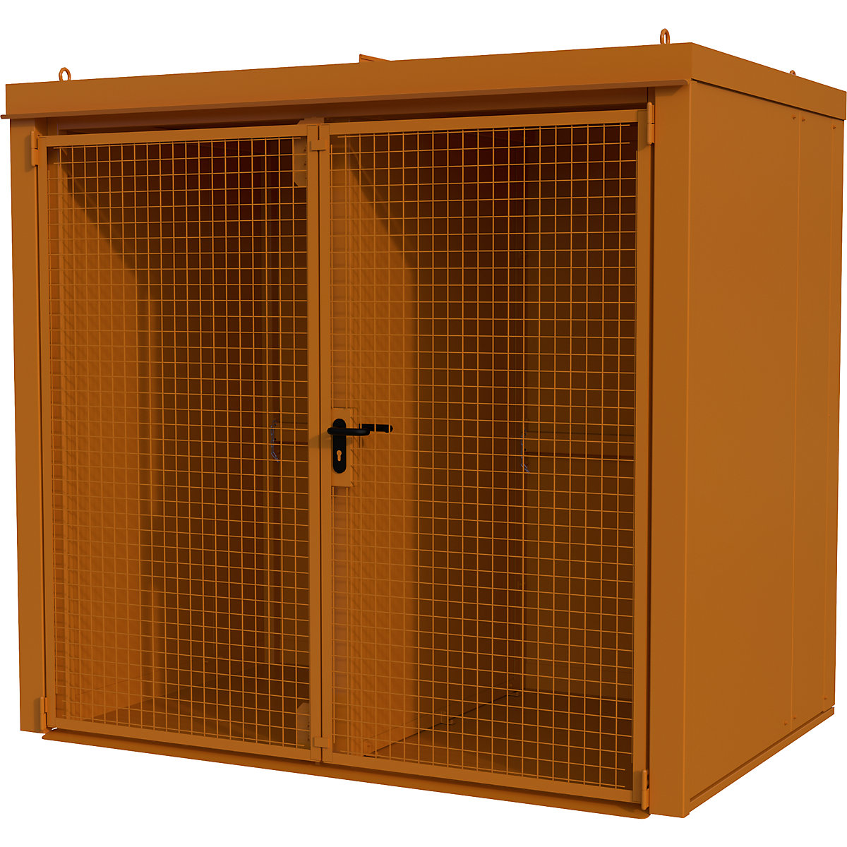 Gas cylinder container with divider, fire resistant - eurokraft pro