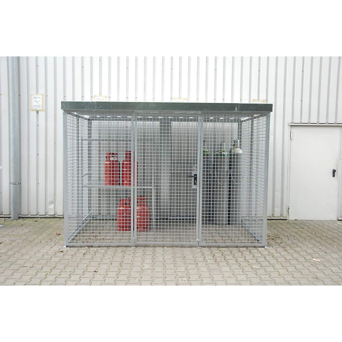 Mesh gas cylinder cage – eurokraft pro (Product illustration 13)-12