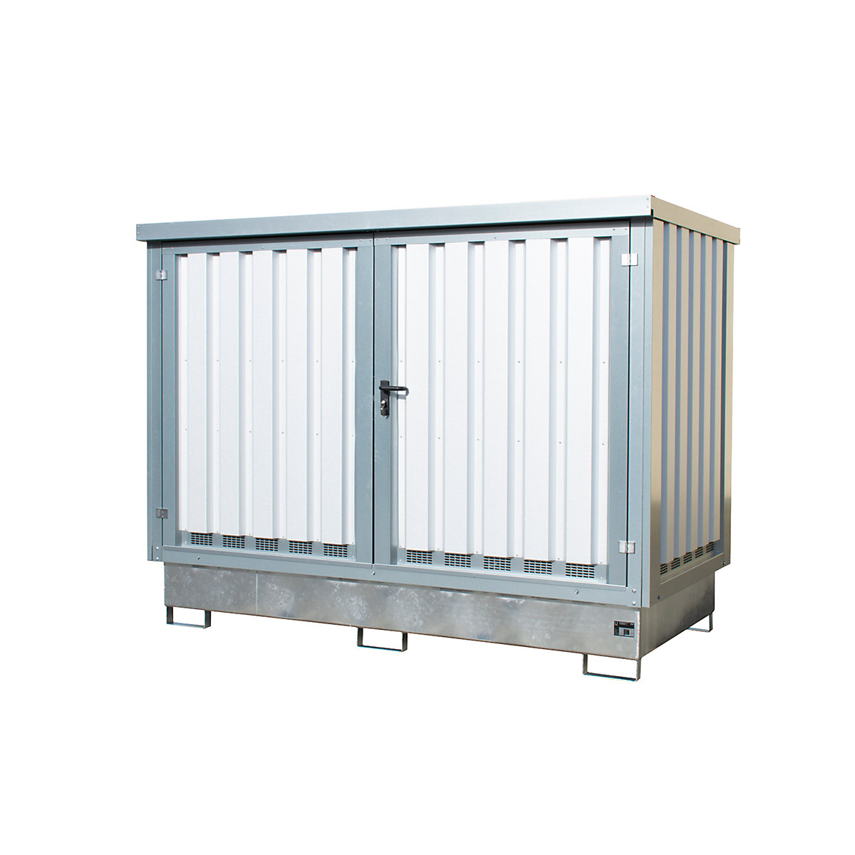 Steel hazardous goods storage depot - eurokraft pro