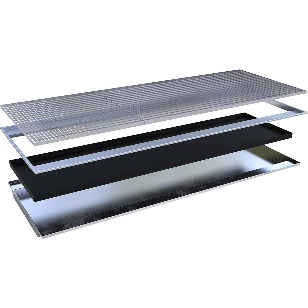 Hook-in sump tray – eurokraft pro (Product illustration 2)-1