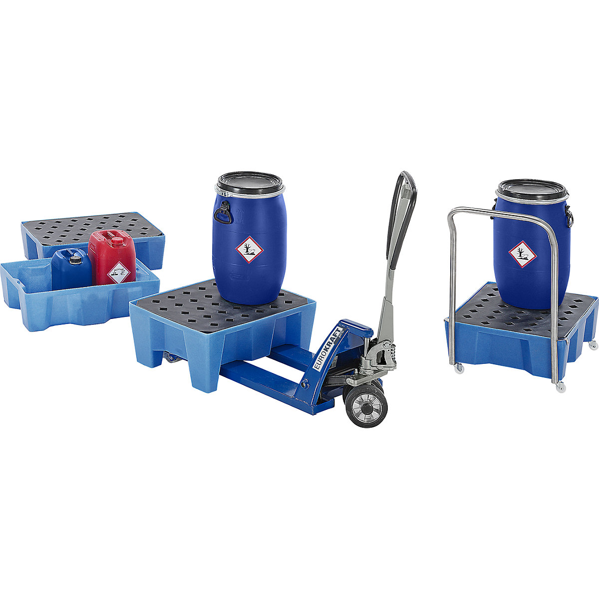 PE tray for 60 l drums and small containers (Product illustration 2)-1