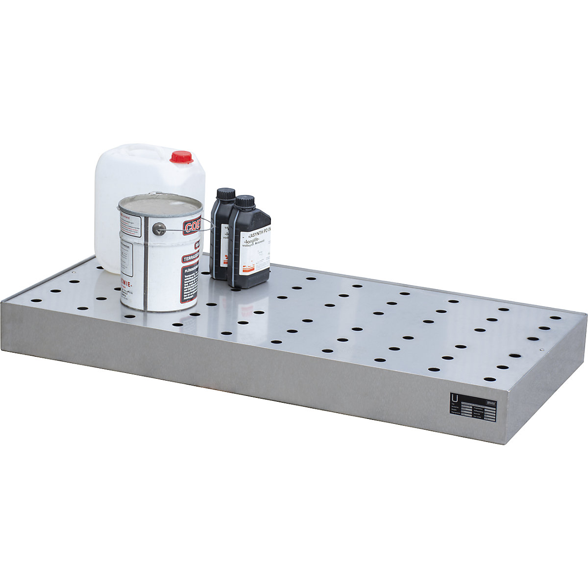 Small container tray for pallets – eurokraft pro (Product illustration 2)-1