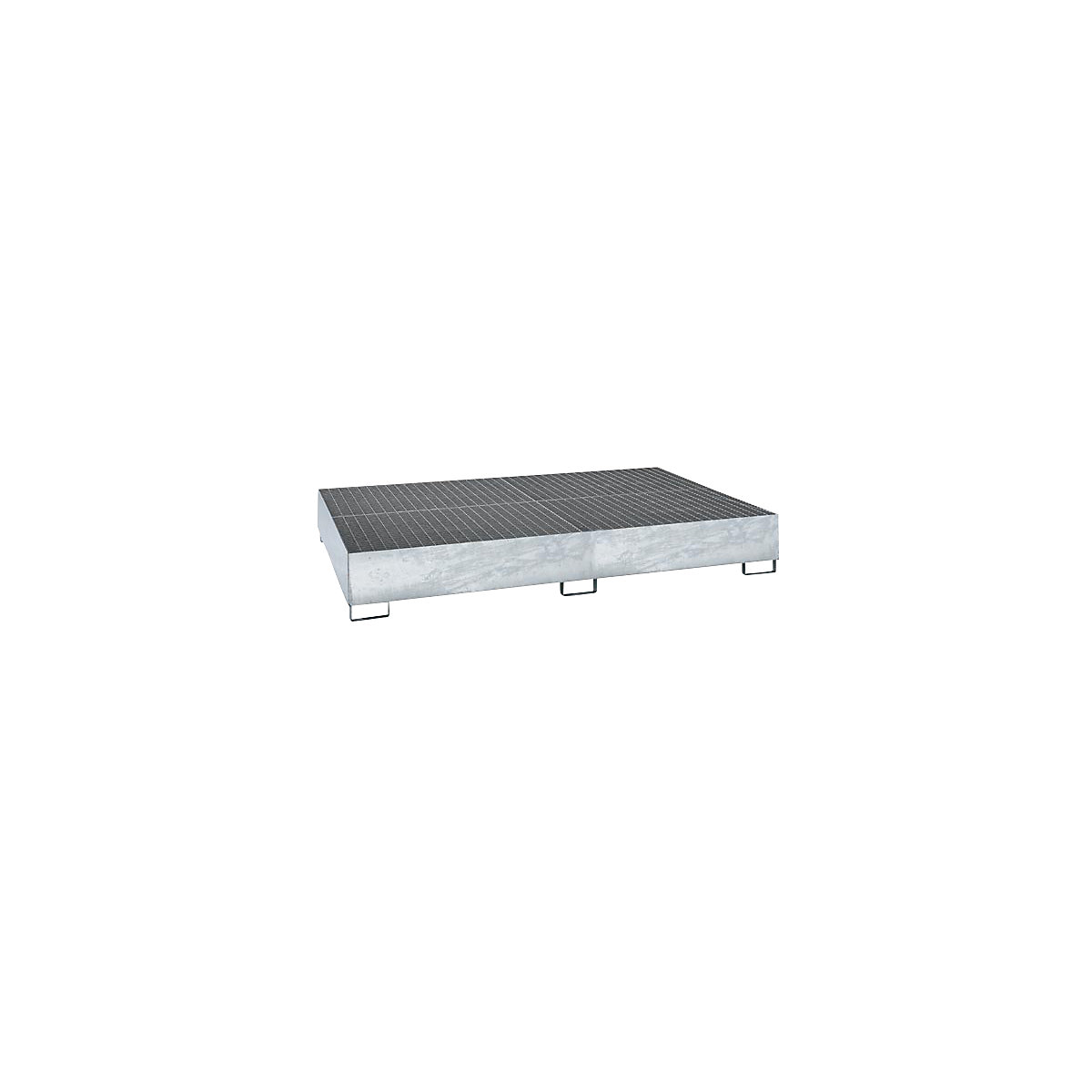 Steel sump tray for IBC/CTC tank containers - eurokraft pro