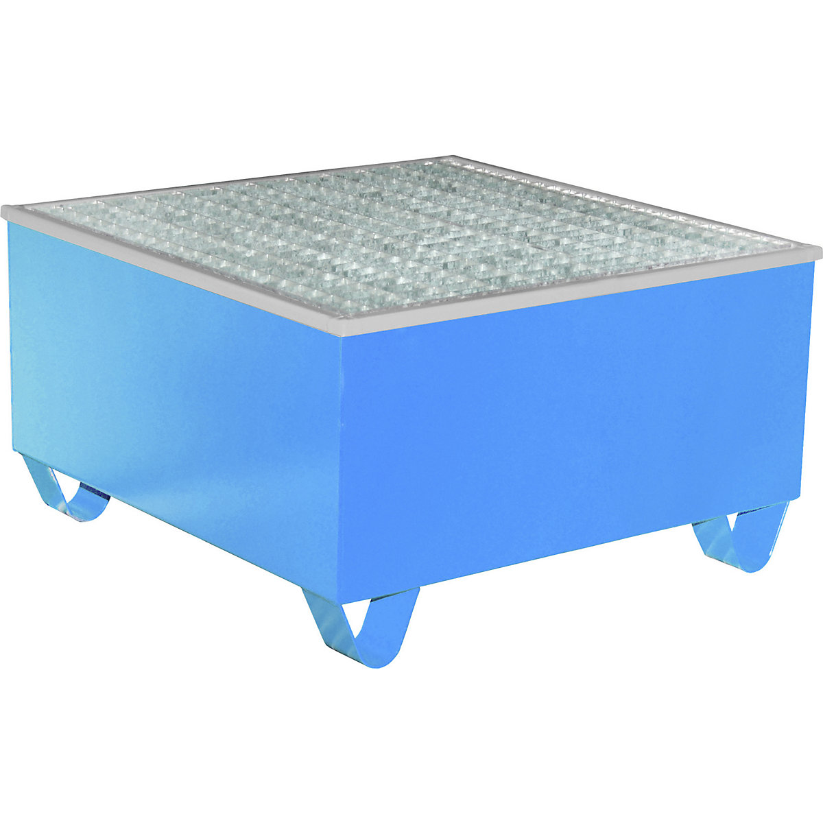 Steel sump tray with PE insert - eurokraft pro