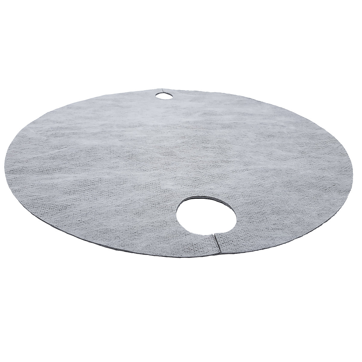 Absorbent sheeting drum supports