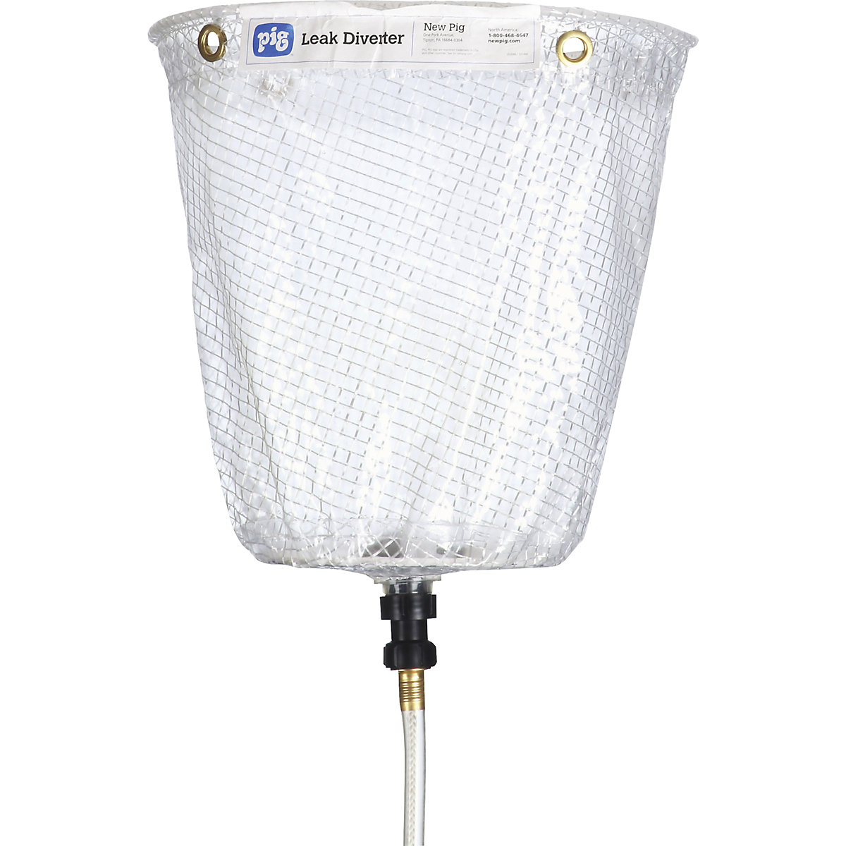 Leak diverter for pipes - PIG