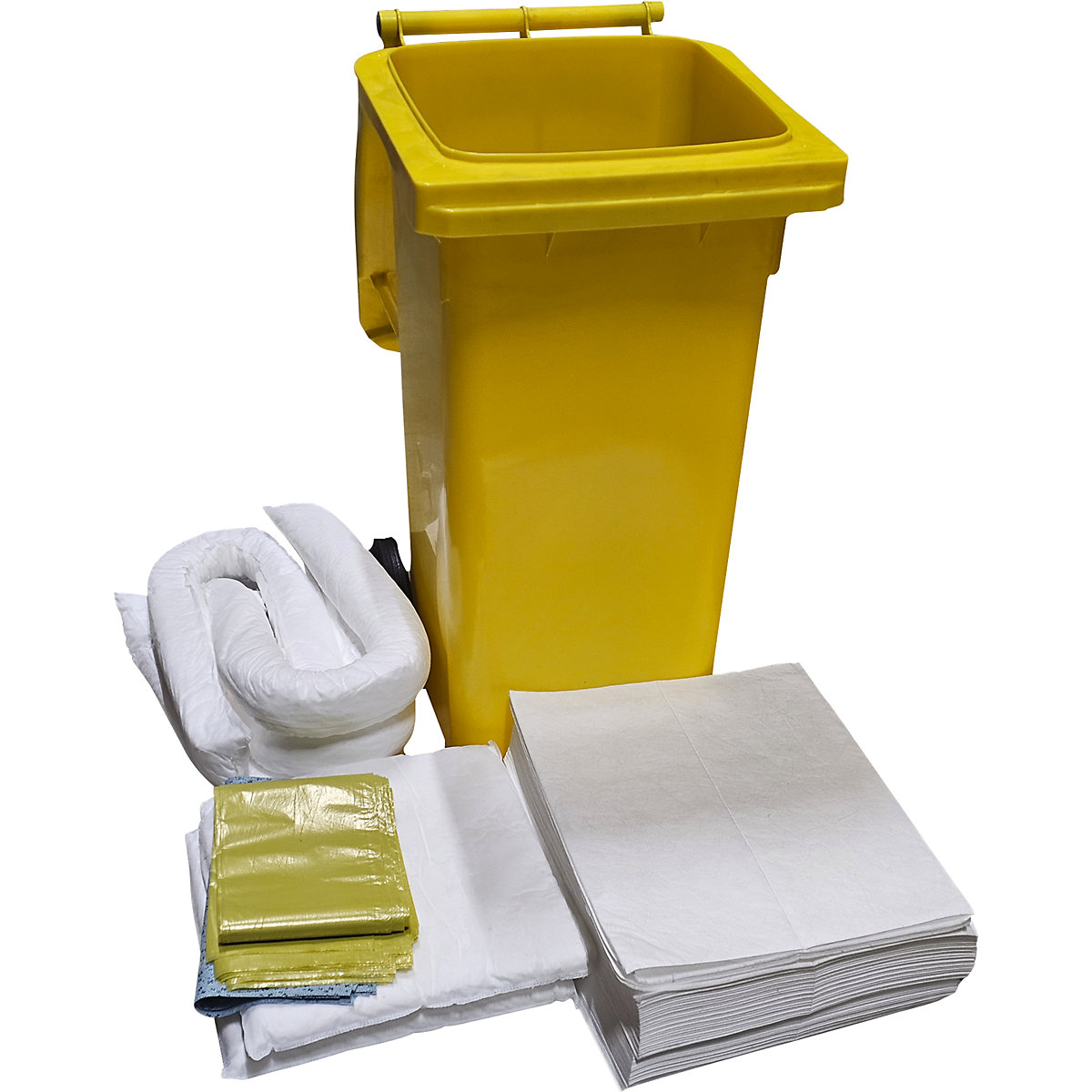 Spill emergency kit in a mobile container – eurokraft basic