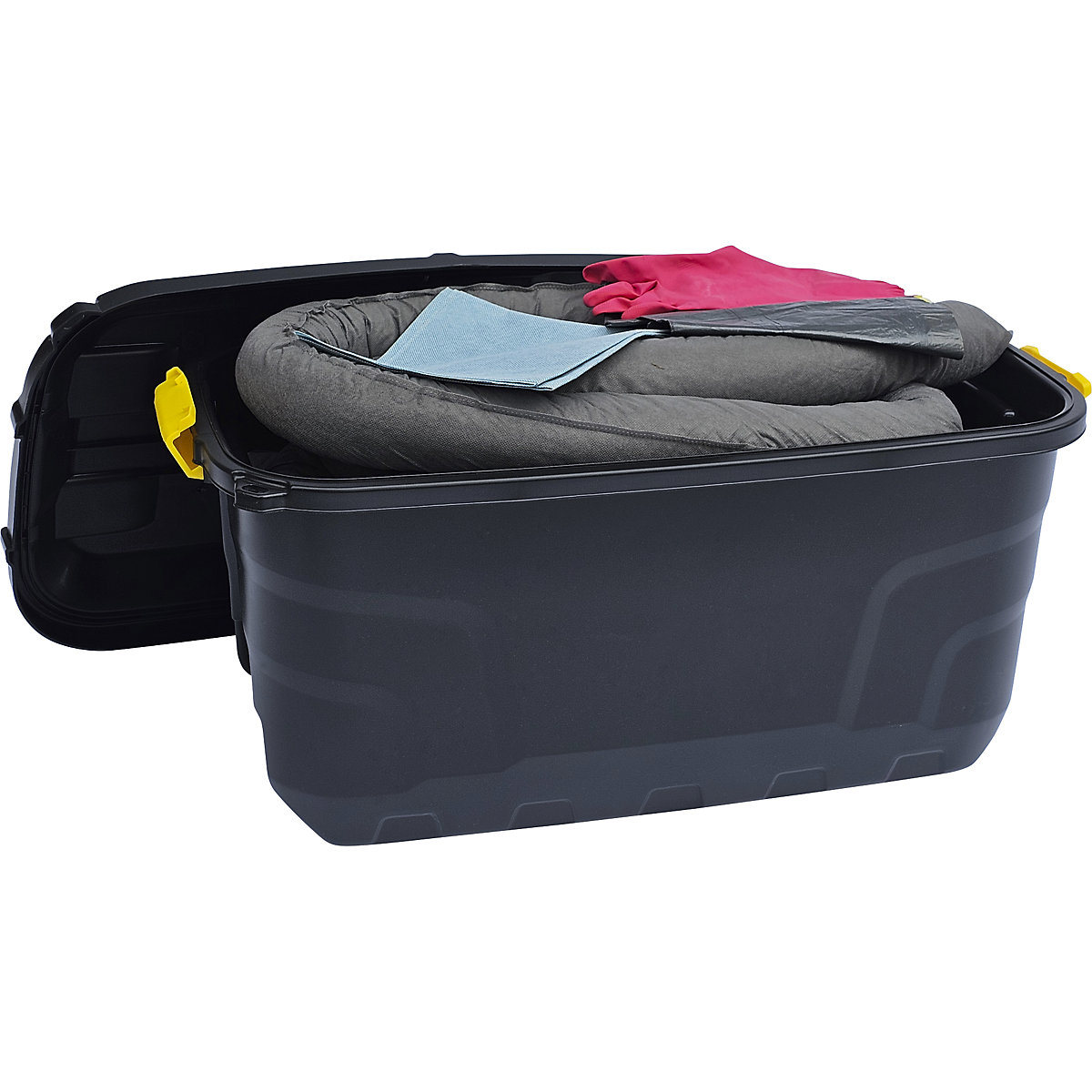 Spillage emergency kit in a wheeled case – eurokraft basic (Product illustration 4)-3