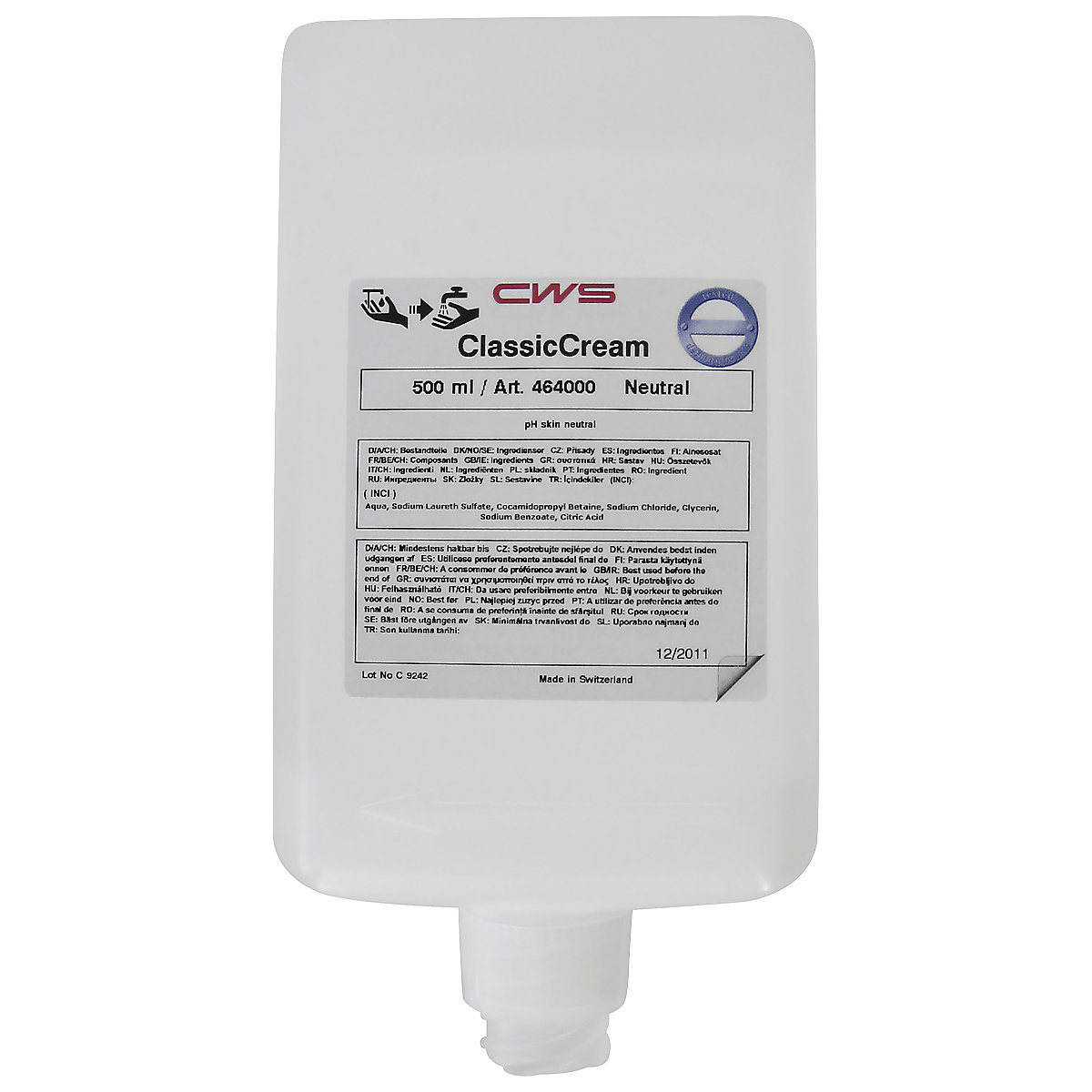 Classic Cream liquid soap - CWS