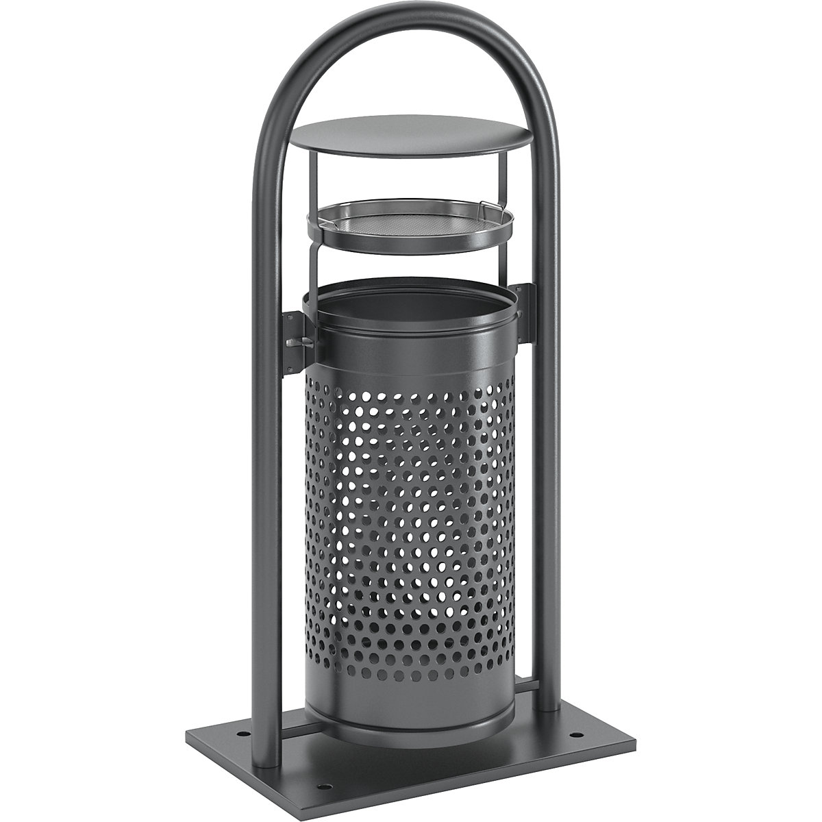 Combination ashtray with pipe arch and hood - VAR