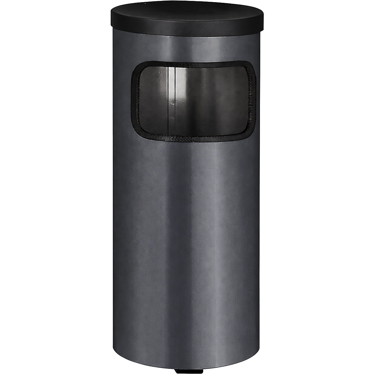 Wall-mounted litter bin with ashtray