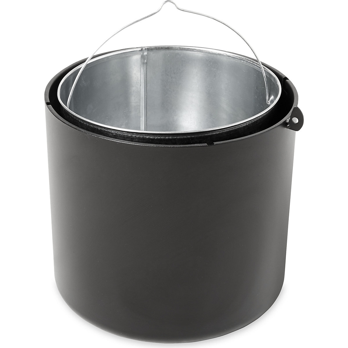 Pedestal ashtray made of zinc plated steel – Rubbermaid (Product illustration 5)-4