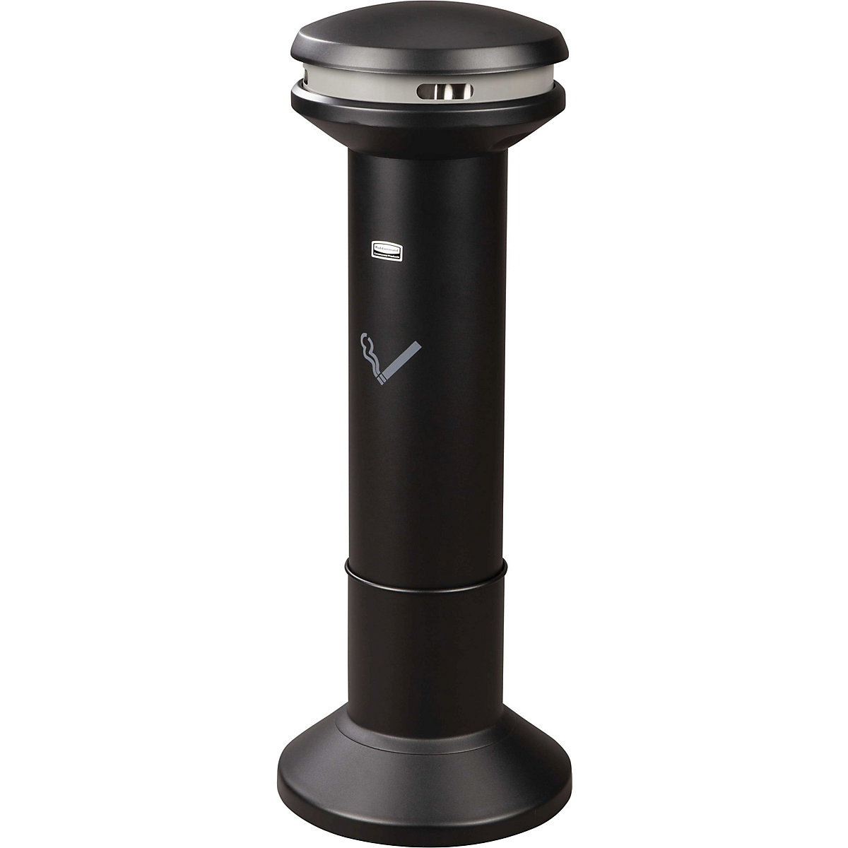 Pedestal ashtray made of zinc plated steel – Rubbermaid (Product illustration 3)-2