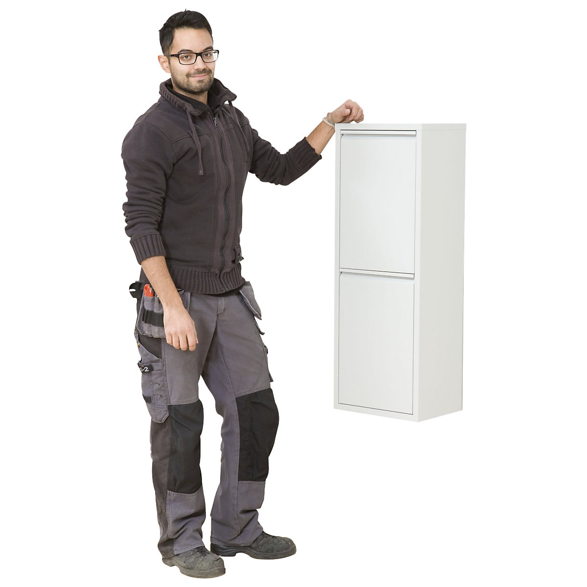 Recyclable waste collection cupboard (Product illustration 3)-2