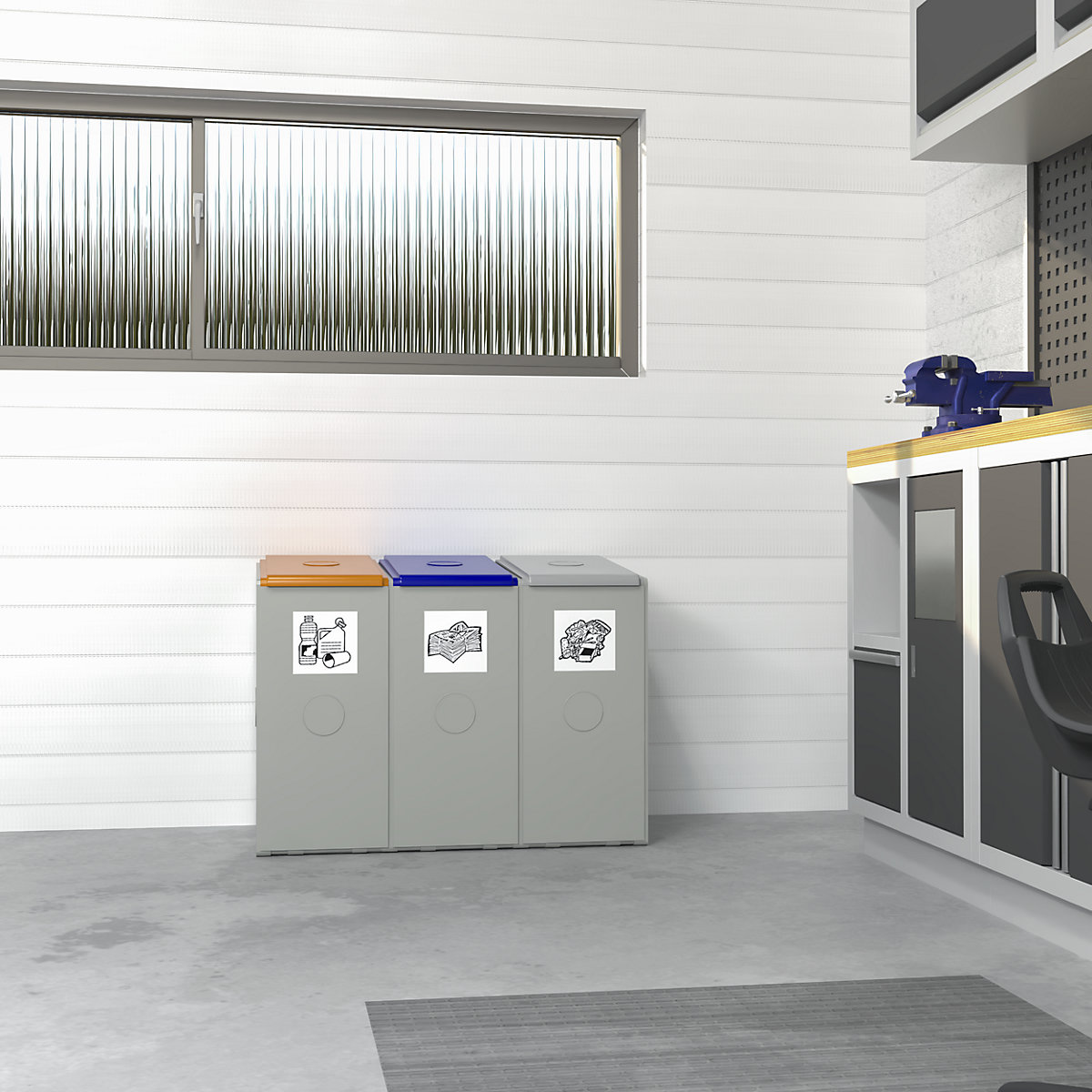 Recyclable waste collector made of plastic – VAR (Product illustration 8)-7