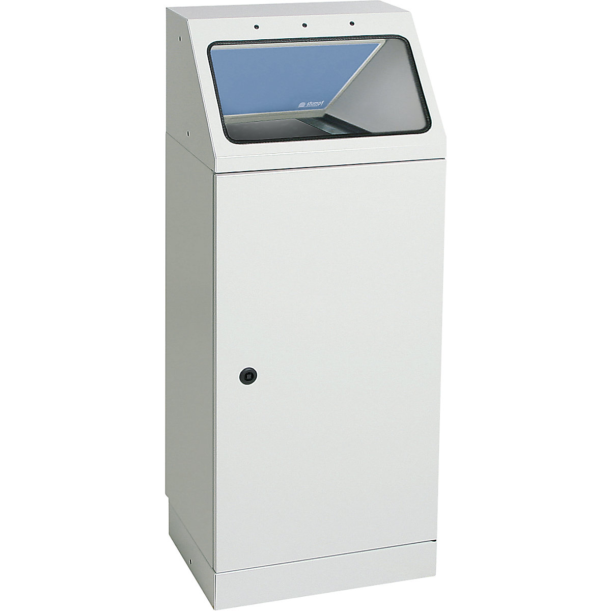 Recyclable waste collector, self extinguishing