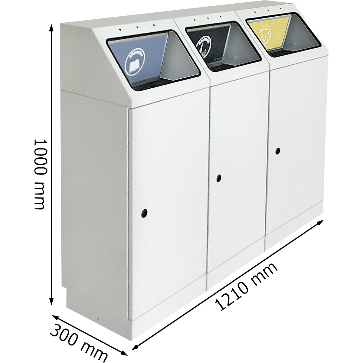 Recyclable waste collector, self extinguishing (Product illustration 2)-1
