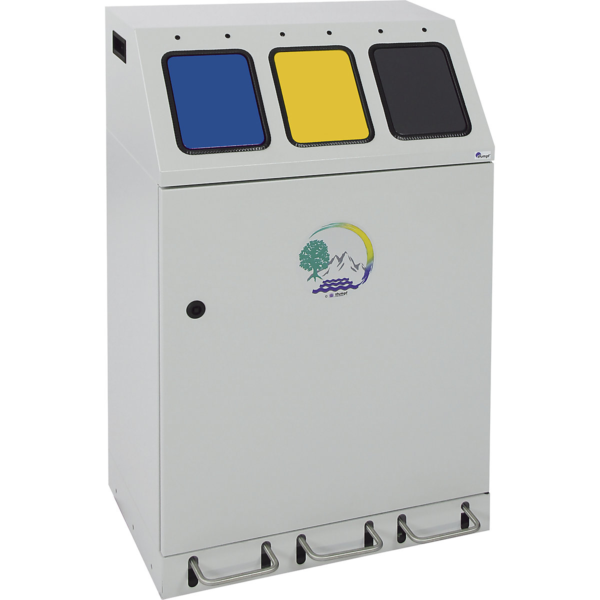 Recyclable waste collector, steel