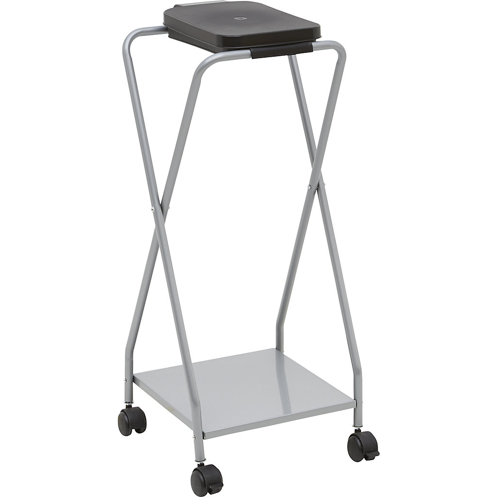 steel-waste-sack-holder-with-plastic-lid-eurokraft-basic-for