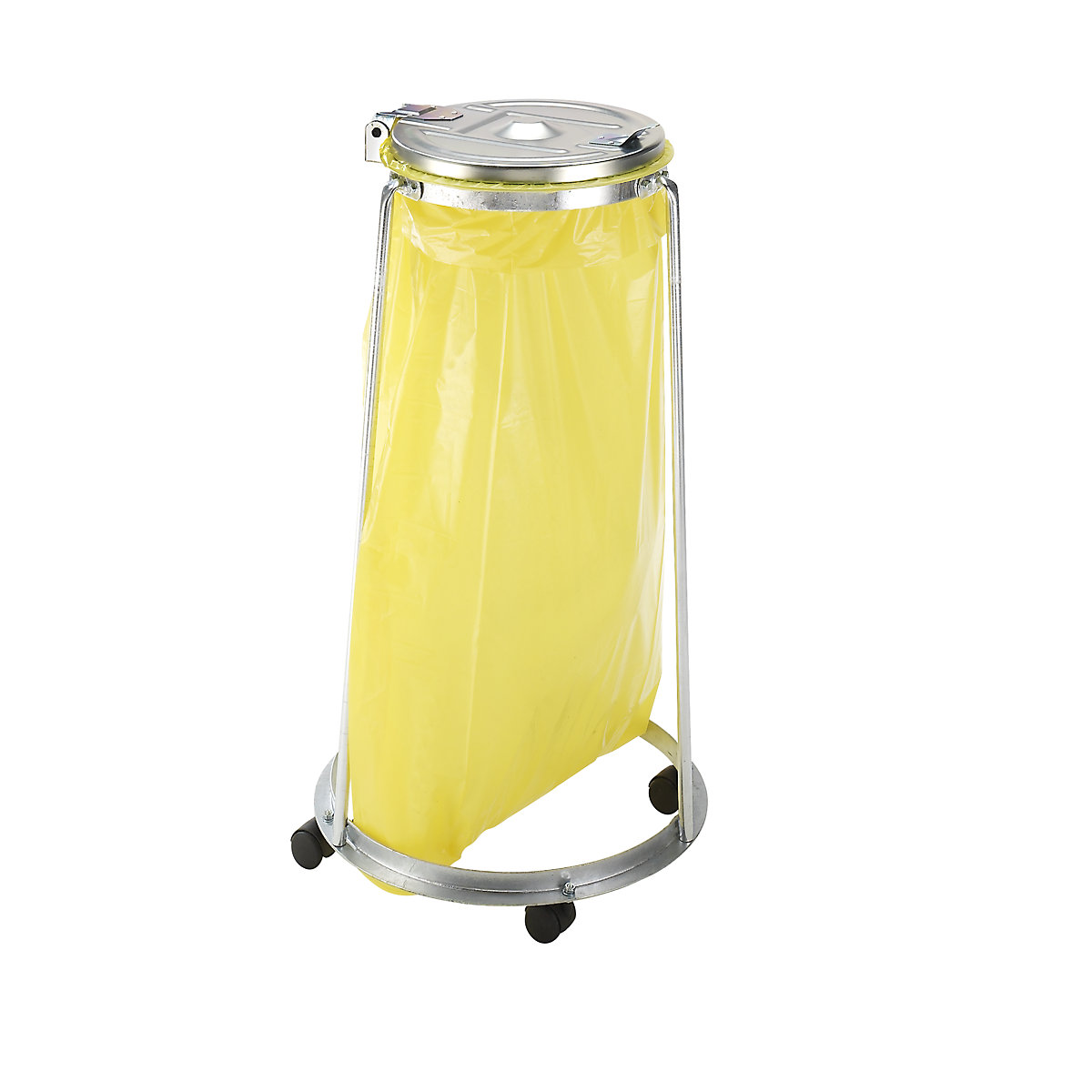 Waste sack stand, 3-leg frame