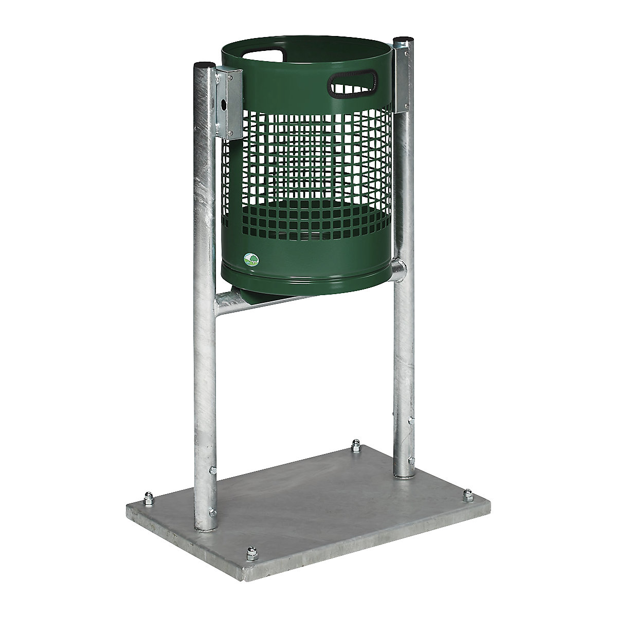 Outdoor waste collector, 30 l, steel - VAR