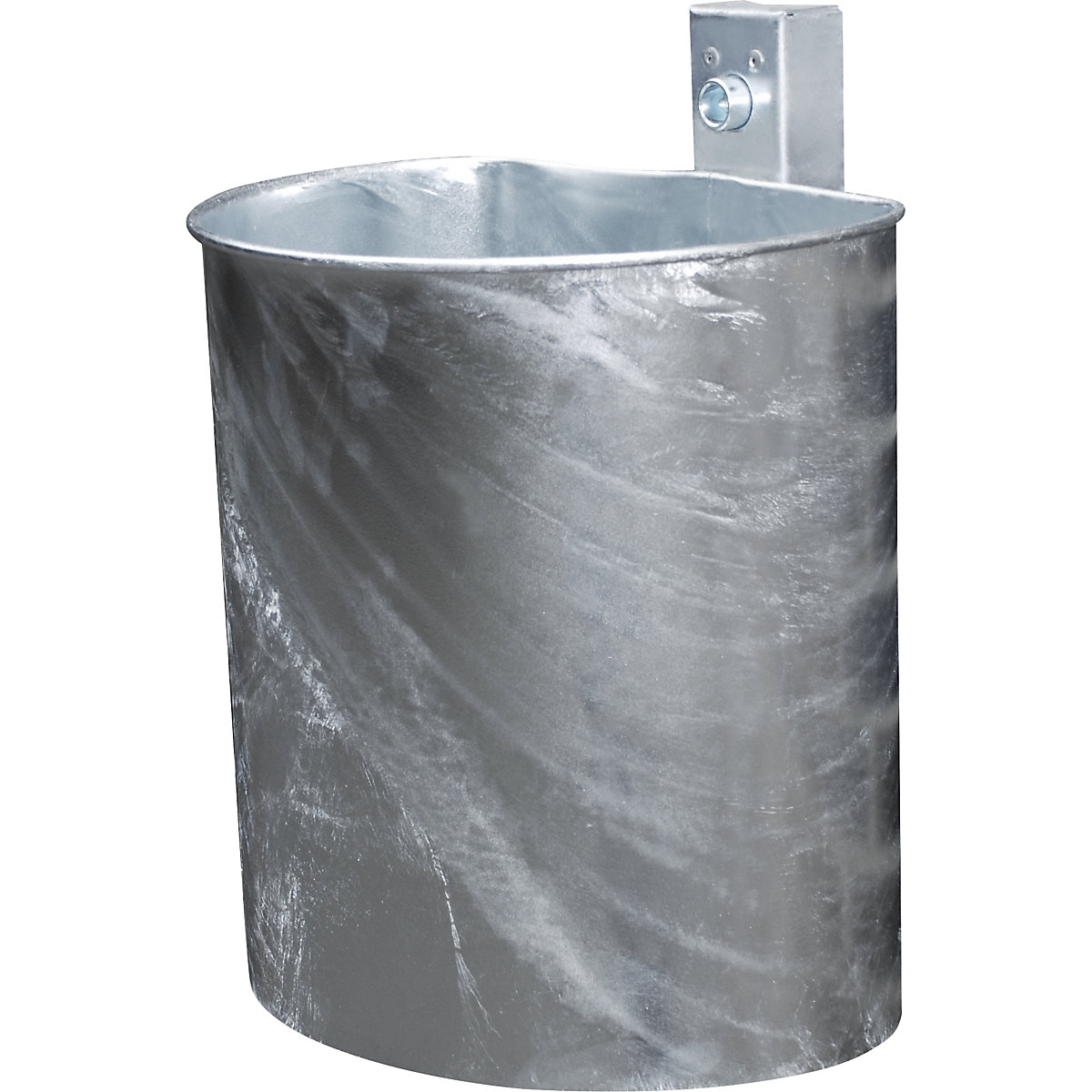 Outdoor waste collector, hot dip galvanised