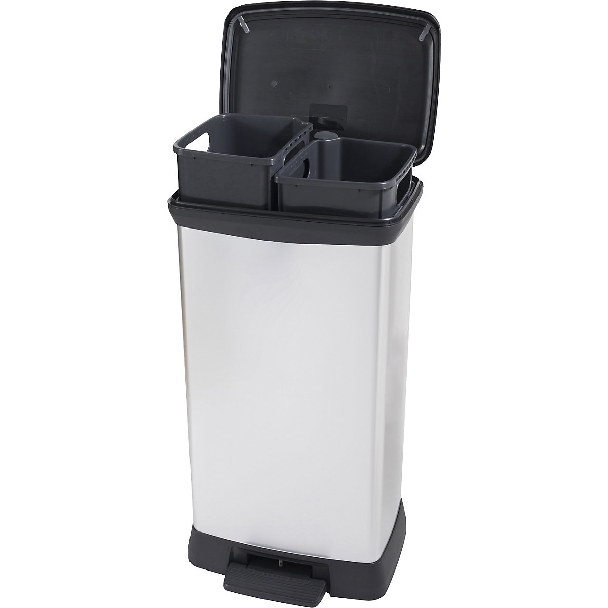 DECOBIN pedal rubbish bin, rectangular (Product illustration 3)-2