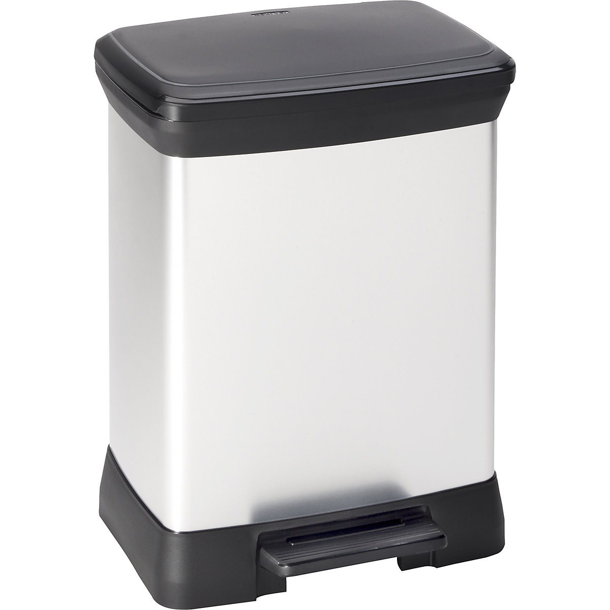 DECOBIN pedal rubbish bin, rectangular