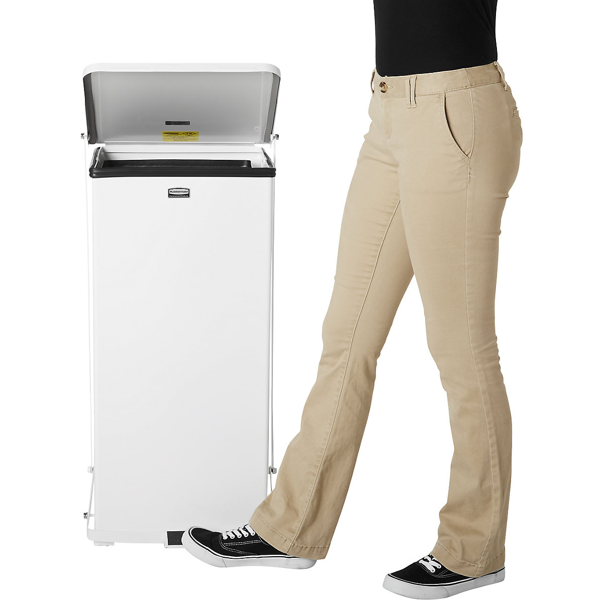 Defenders® pedal bin – Rubbermaid (Product illustration 3)-2